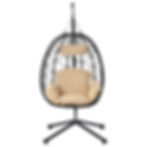 Egg Chair with Stand, Indoor /Outdoor Swing Chair